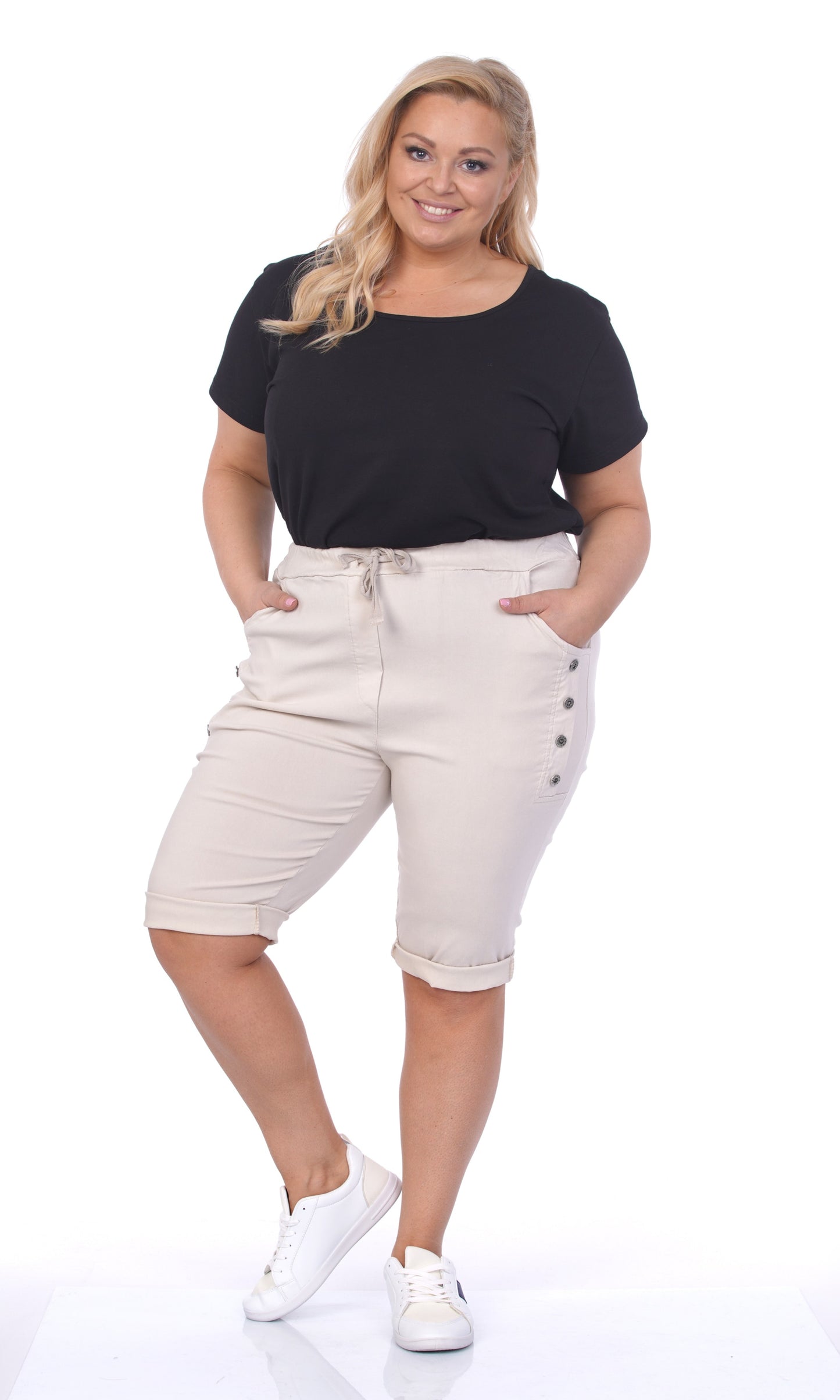 Capri plussize beige