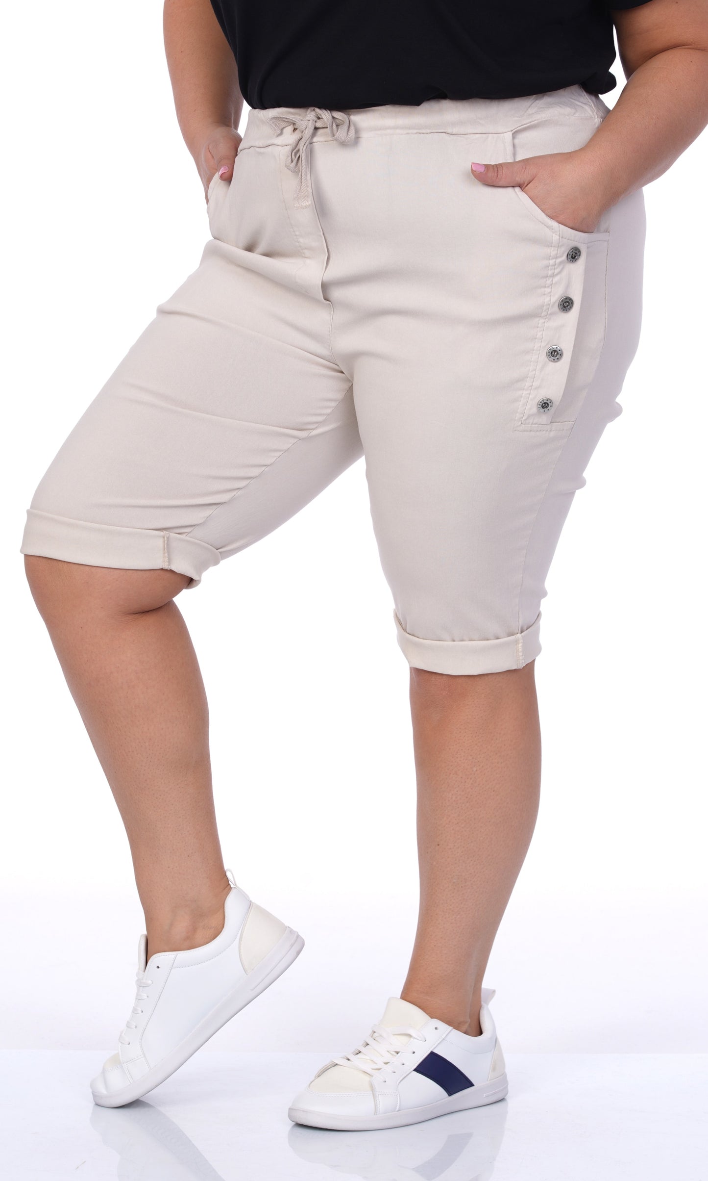 Bermuda bigsize beige