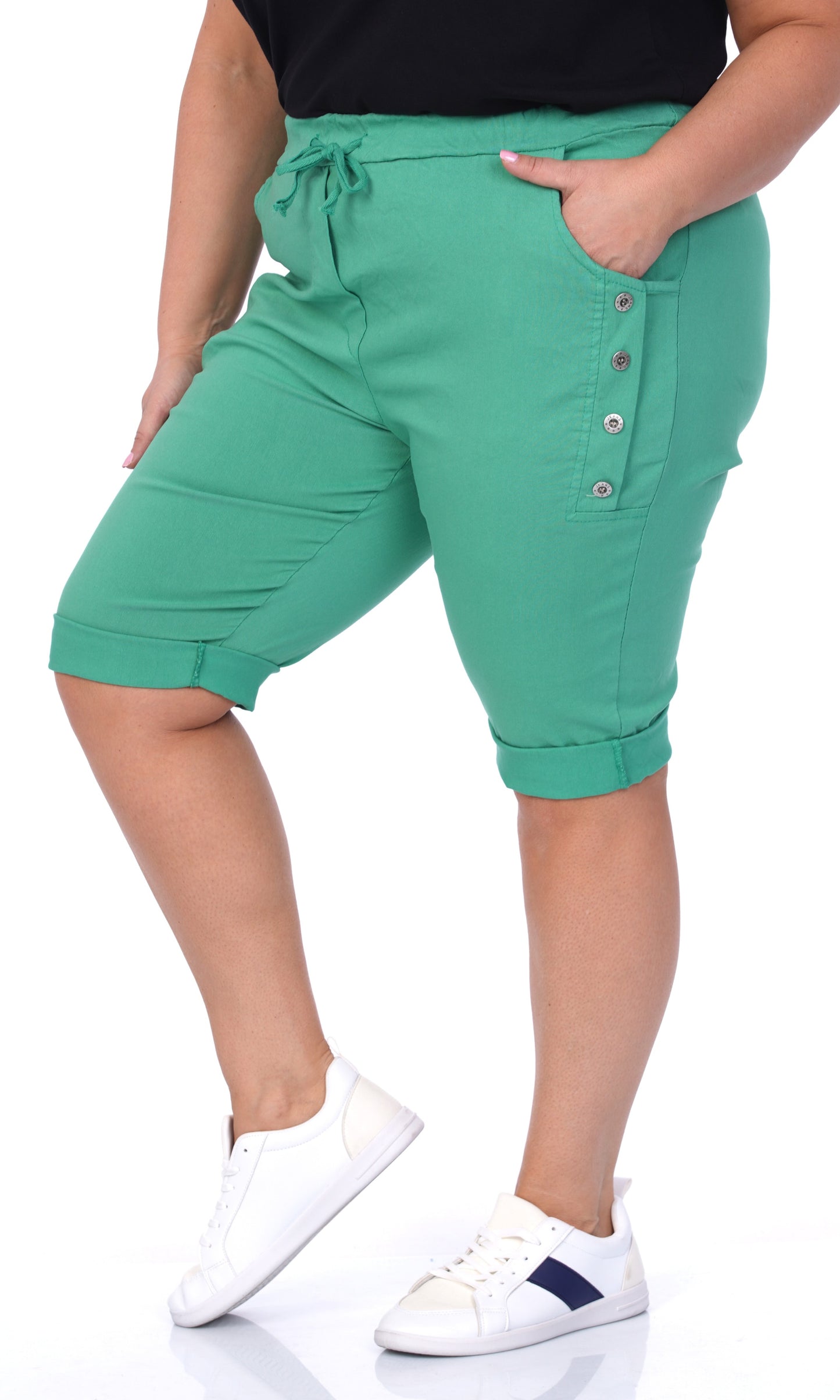 Bermuda groen grote maten