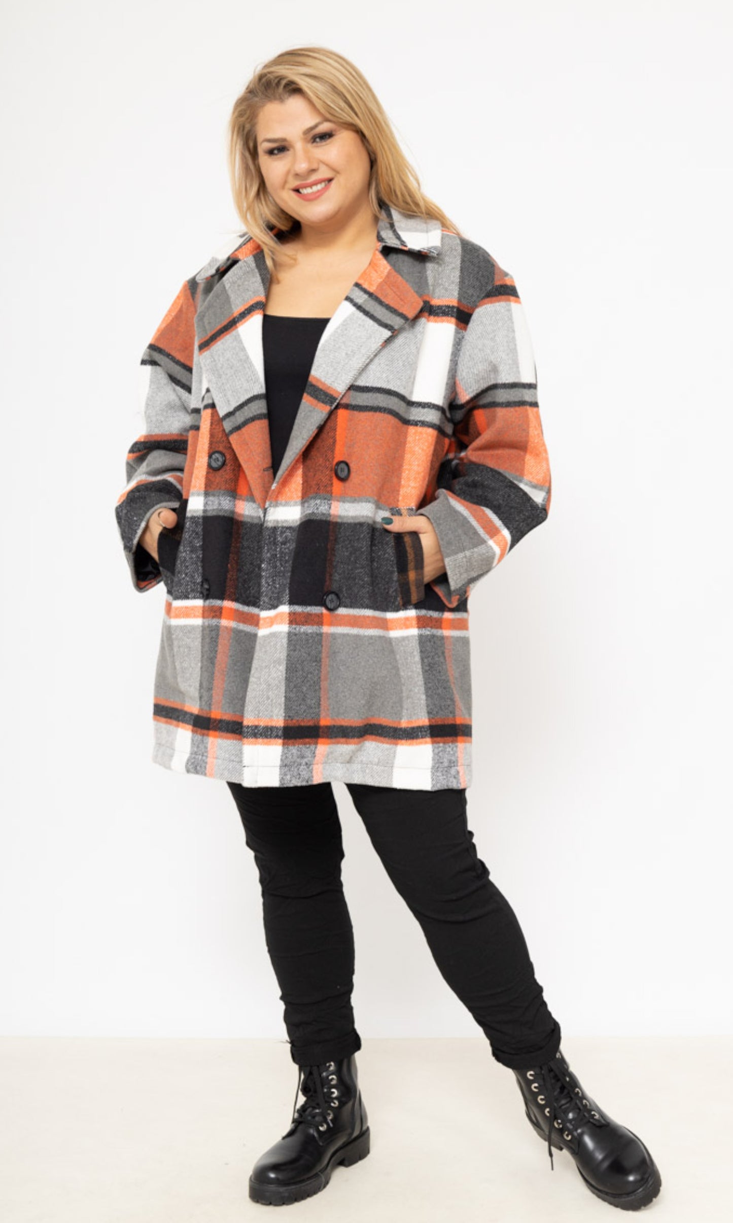Jas ruit plussize