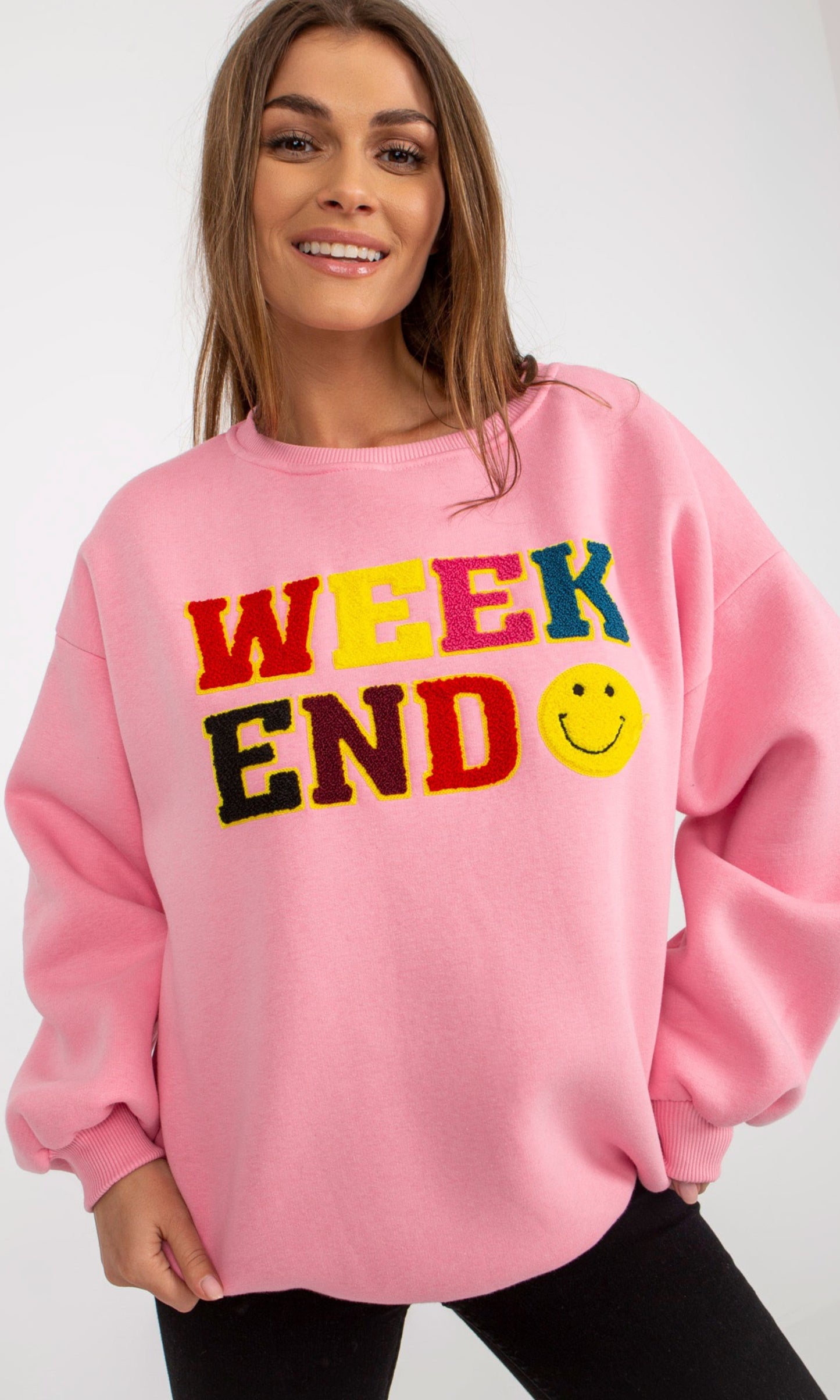 Trui weekend rose