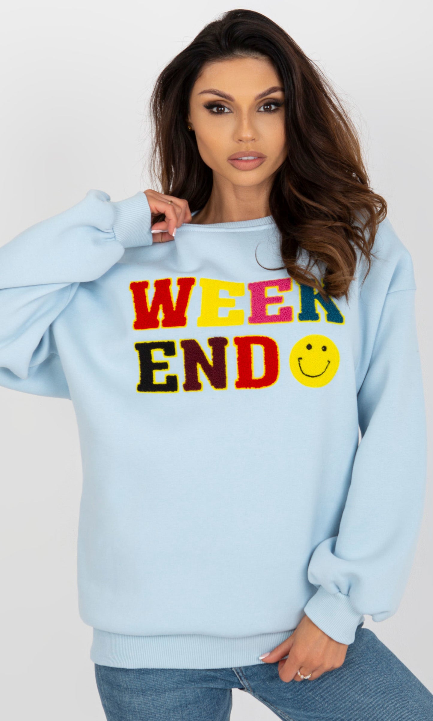 Trui weekend blauw