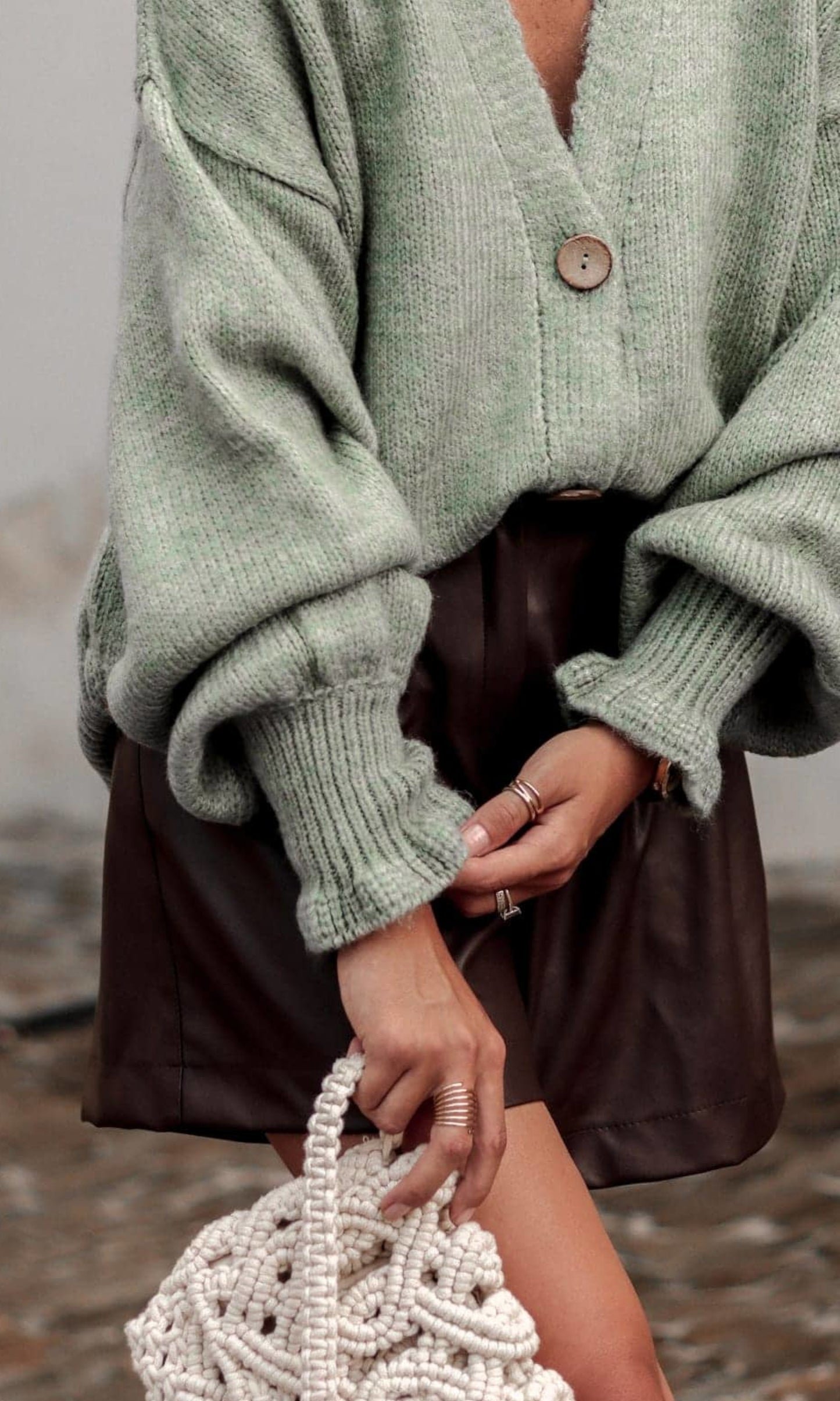 Vest details mouwen