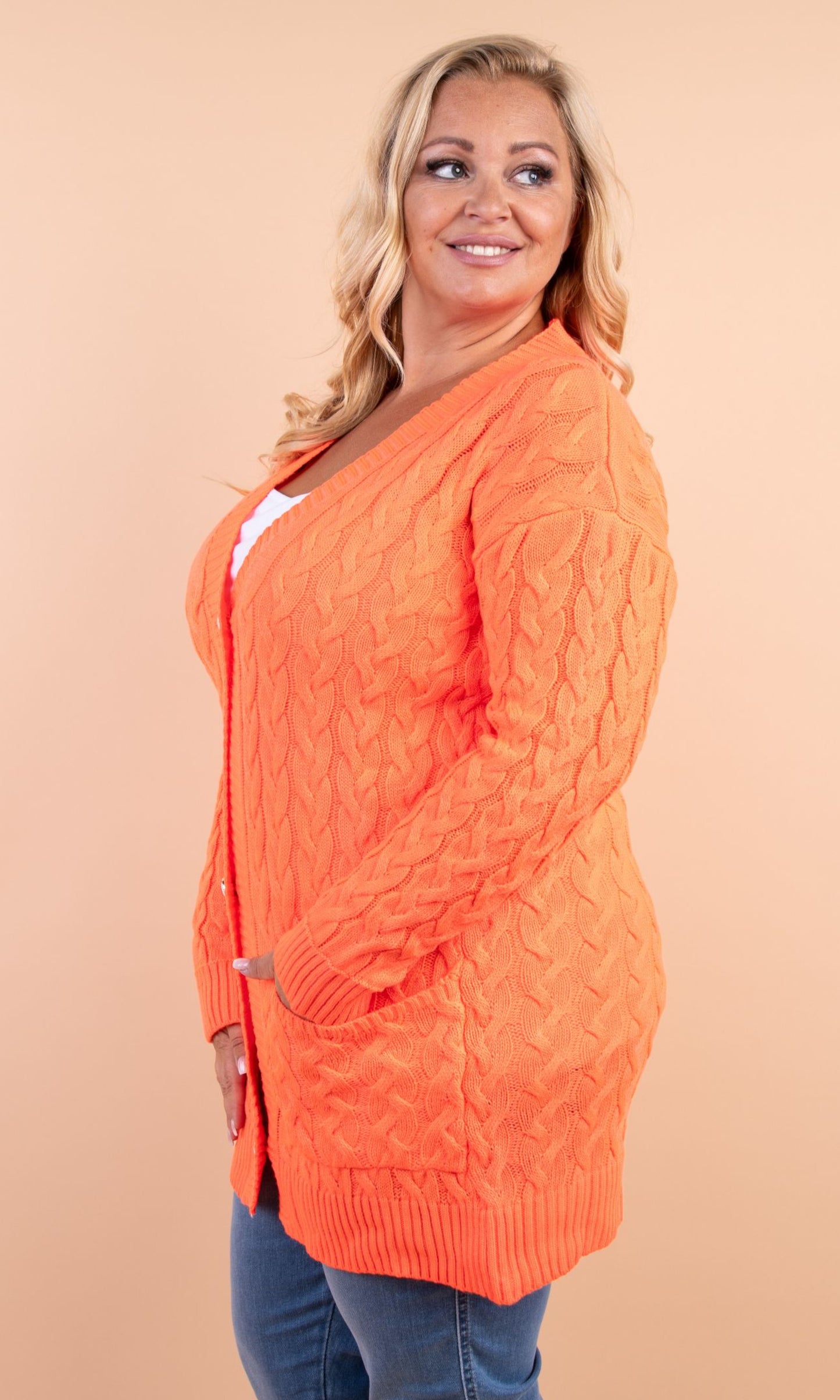 Vest oranje bigsize