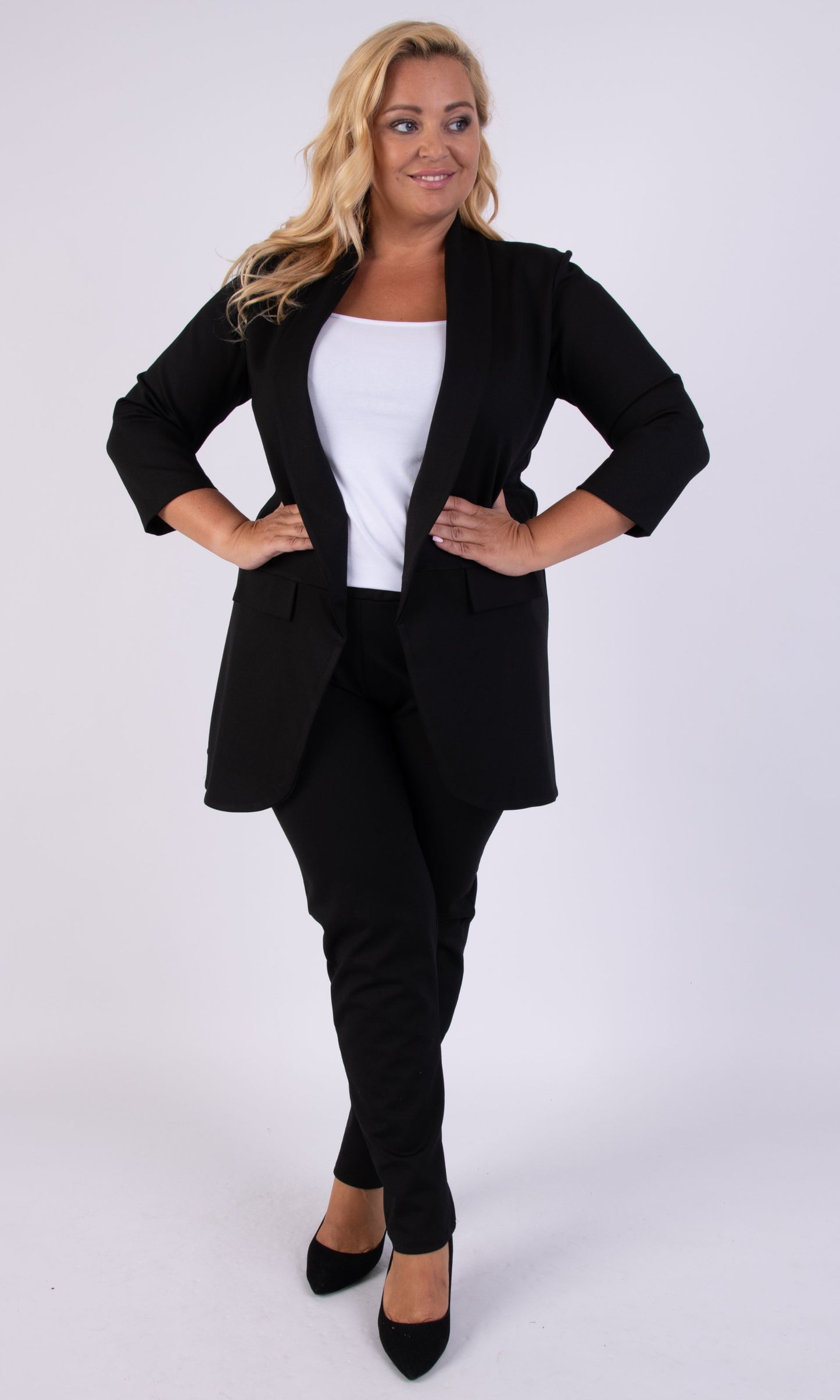 Plussize set Christel zwart