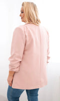Blazer plussize lichtroze