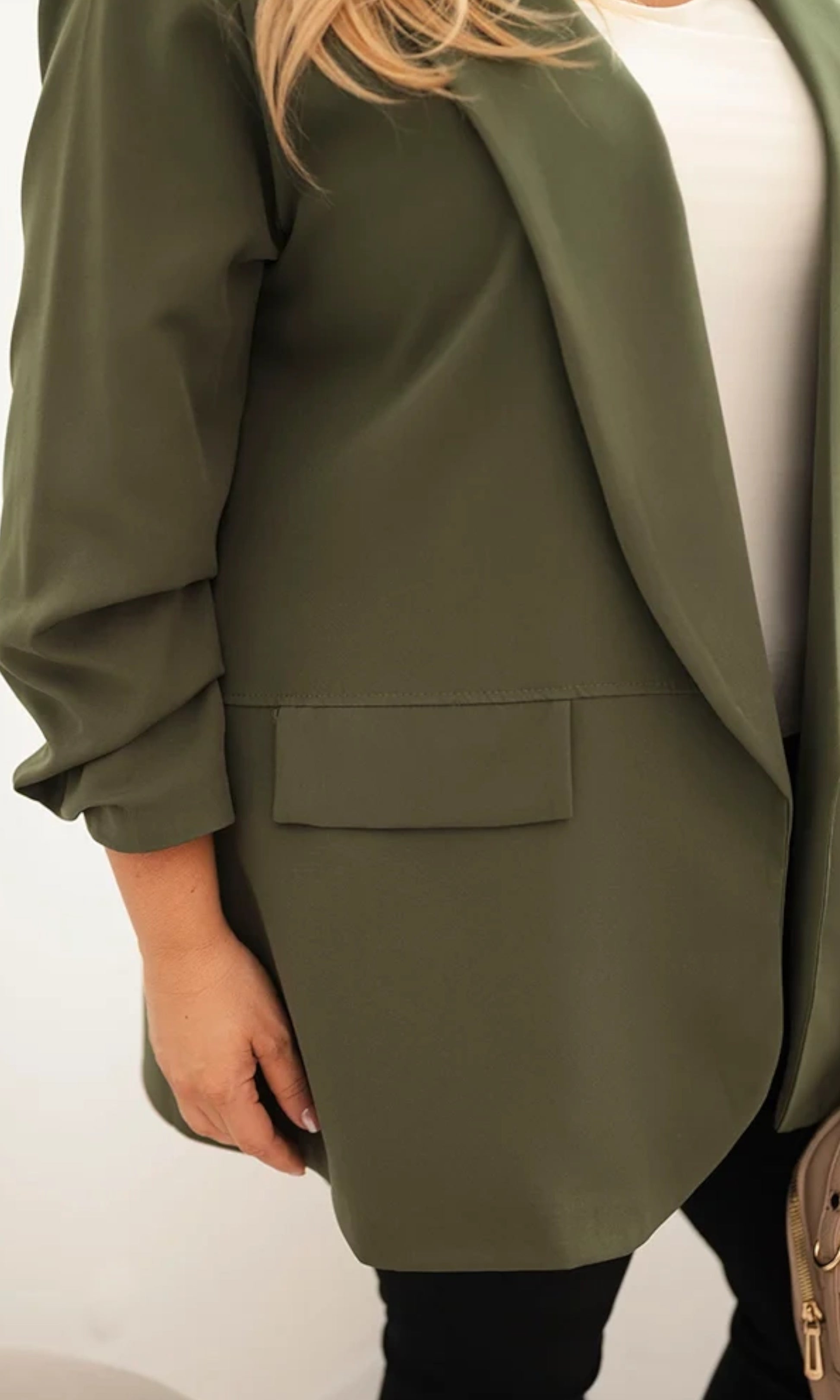 Blazer groen bigsize