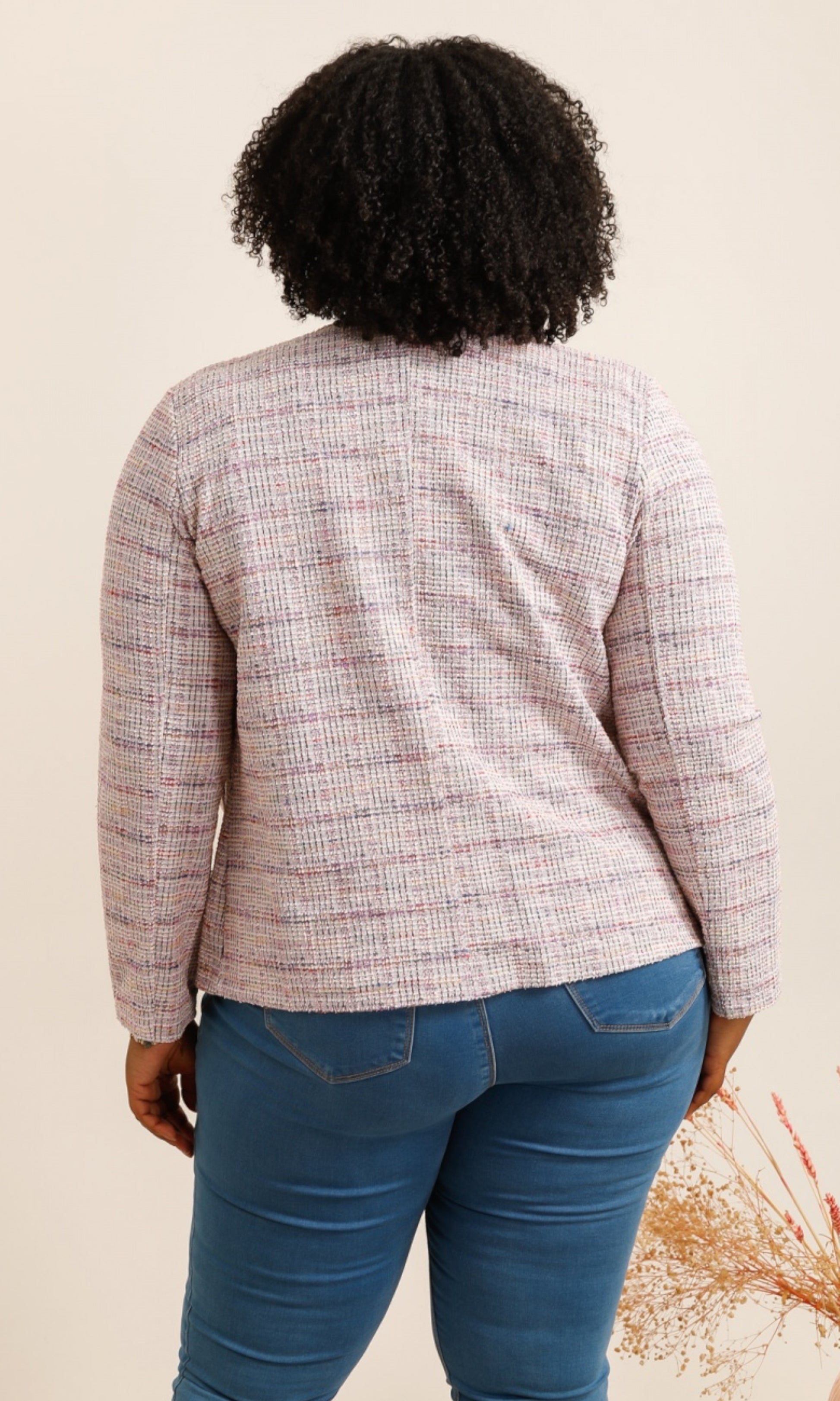 Blazer lila grote maten
