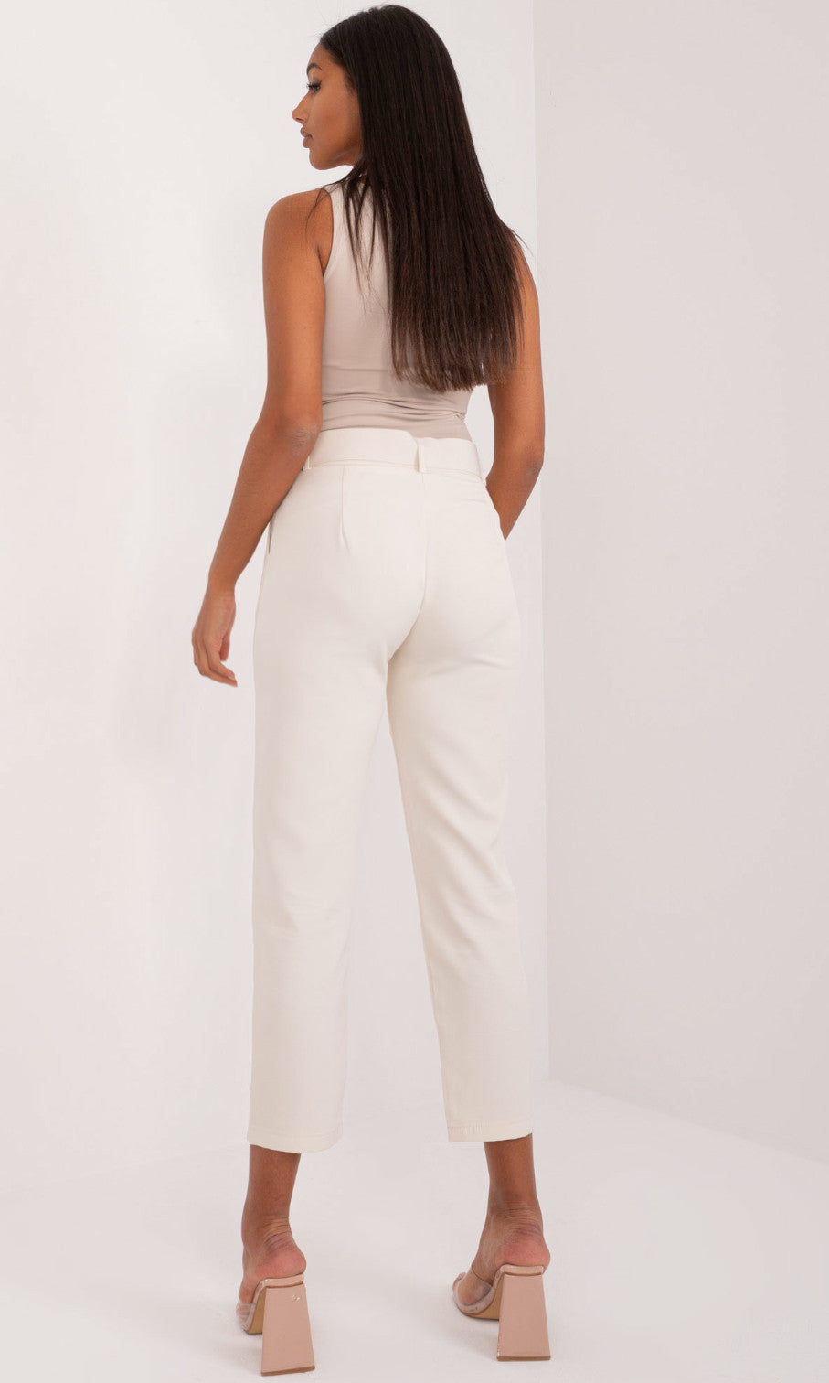 Broek beige Bobbi