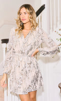 Wikkeljurk creme/zilver