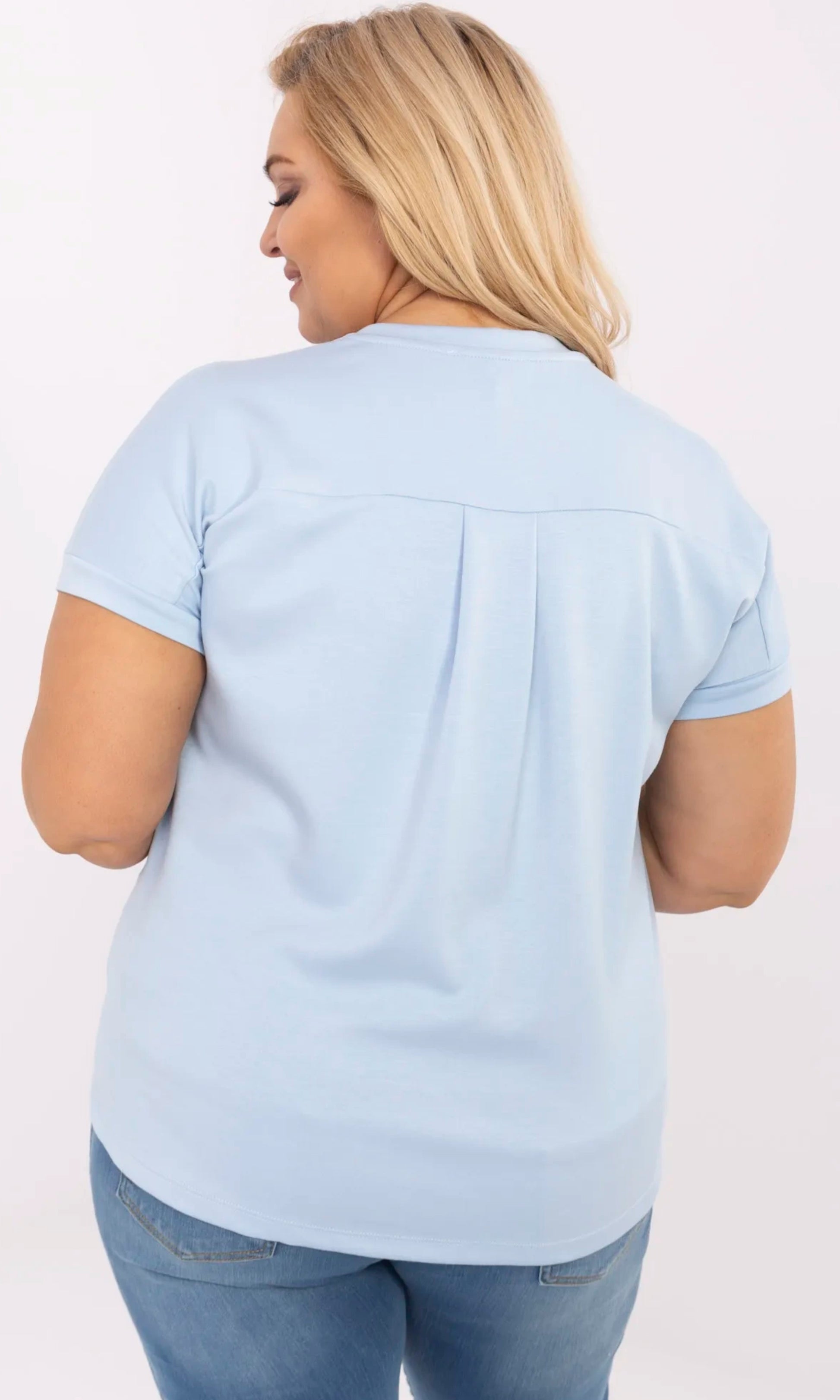 Top blauw achterkant
