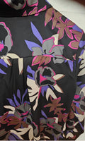 Blouse zwart /lila