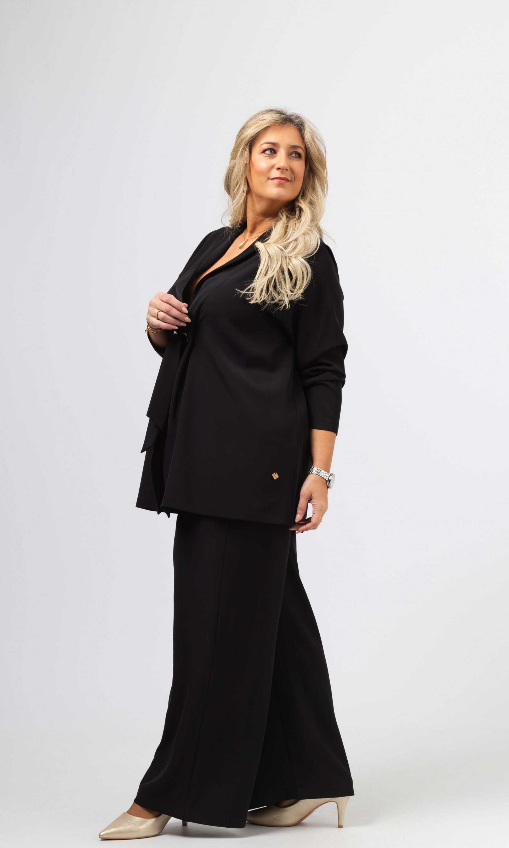 Set zwart grote maten 