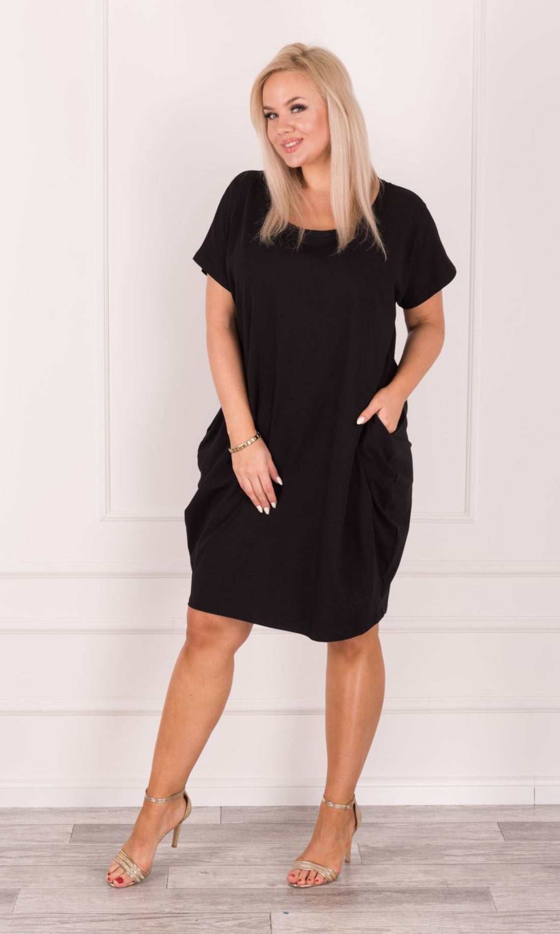 *PLUSSIZE* Tuniek Zwart Melanie