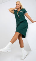 PLUSSIZE jurk groen