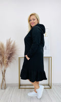 Plussize jurk zwart