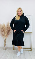 Plussize jurk zwart