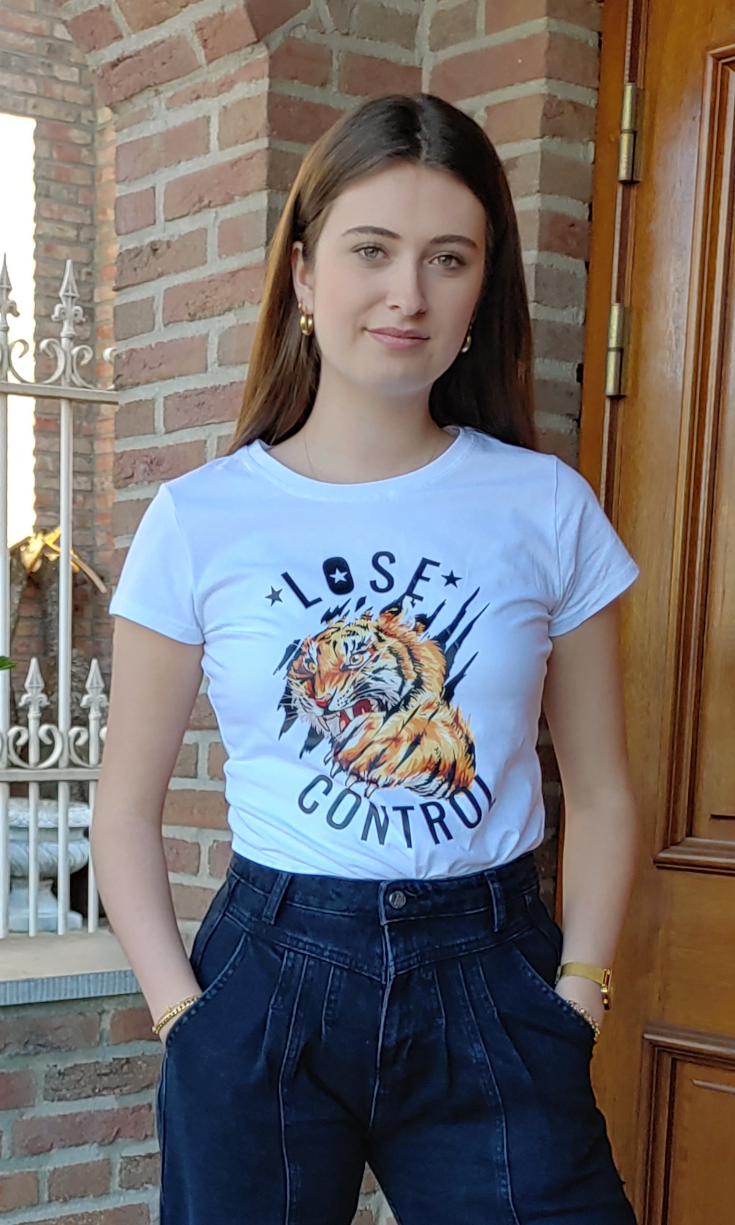 T-Shirt Lose Control Noir