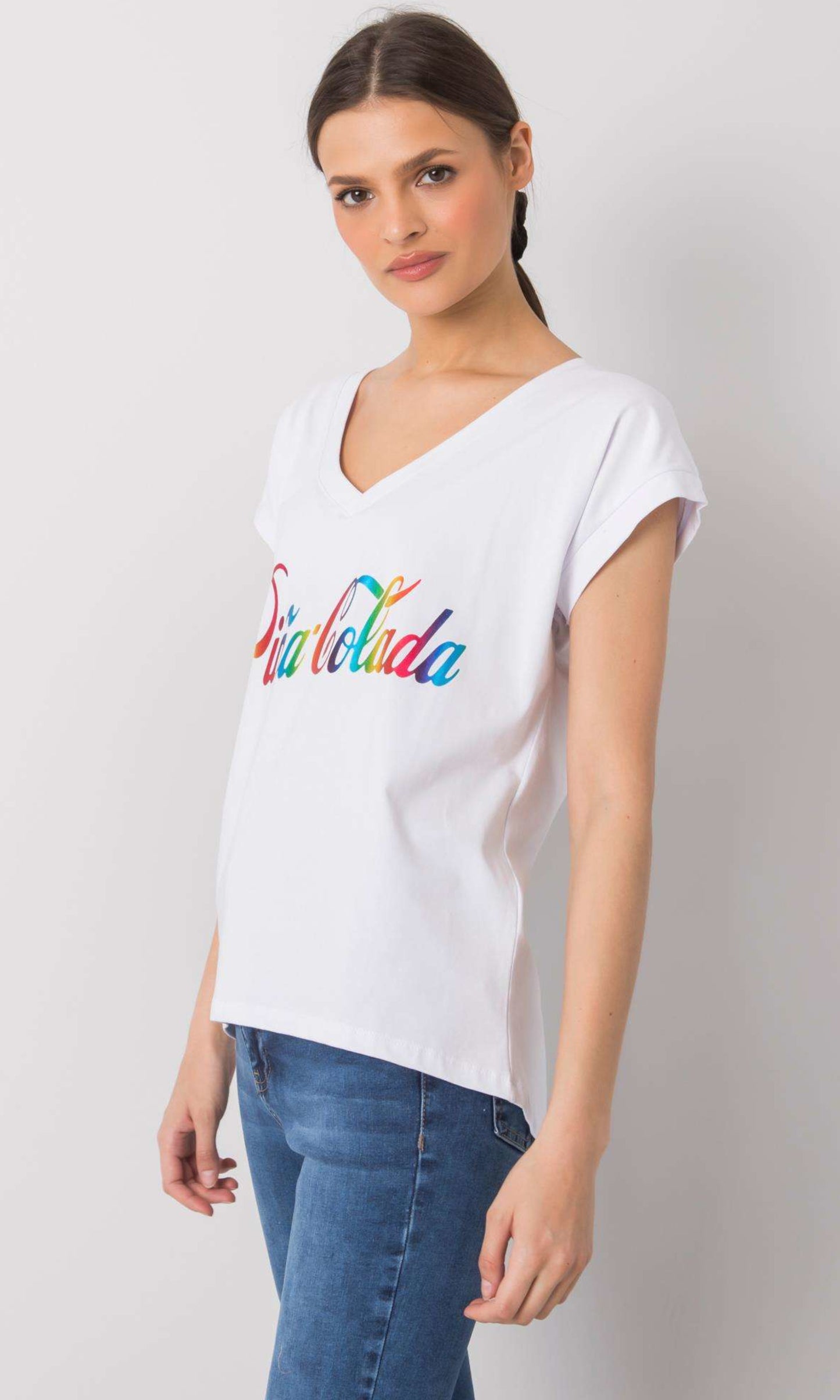 T-shirt Wit Pina Colada