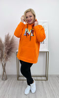 Comfortabele trui oranje