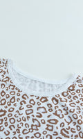 Plussize top luipaardprint