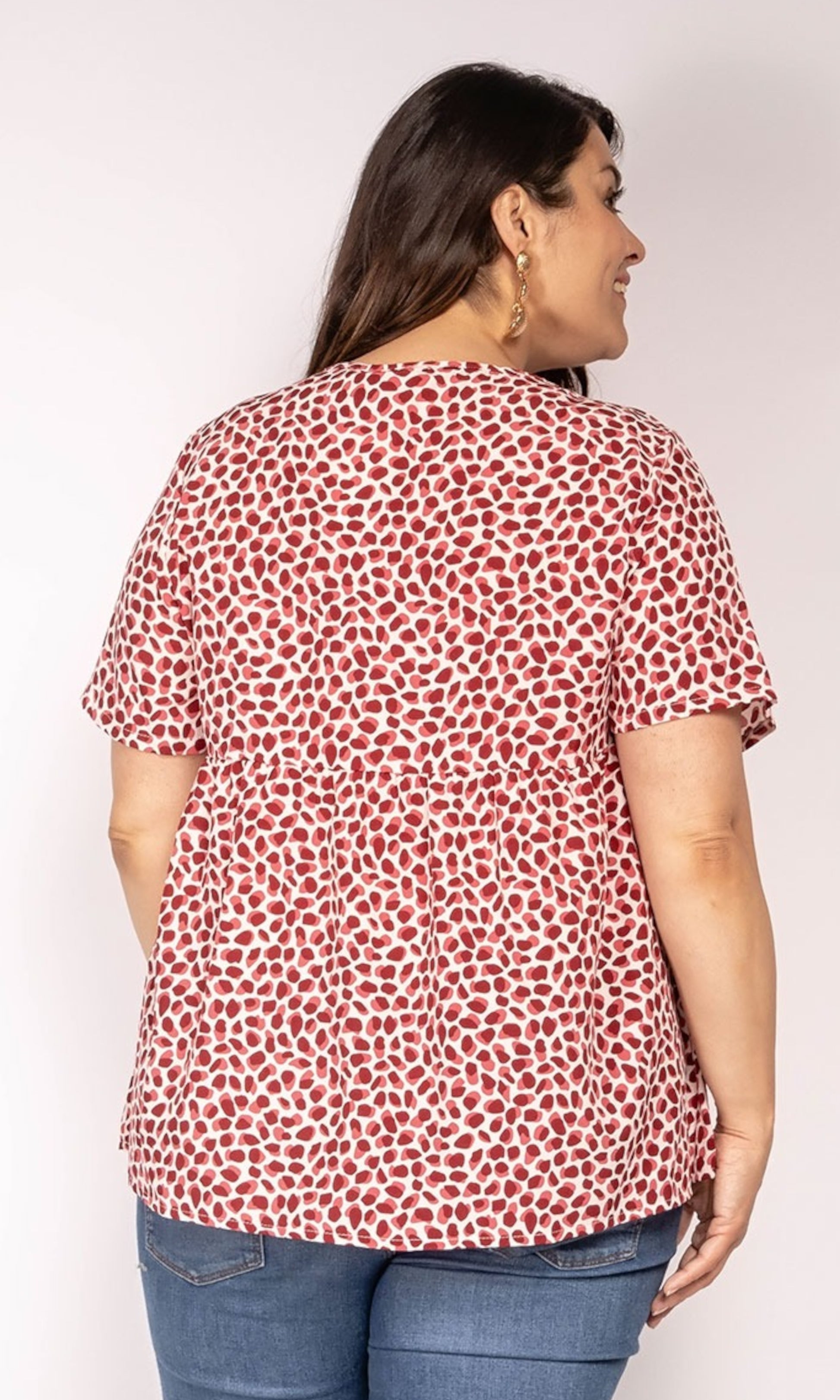 Zomerse plussize top