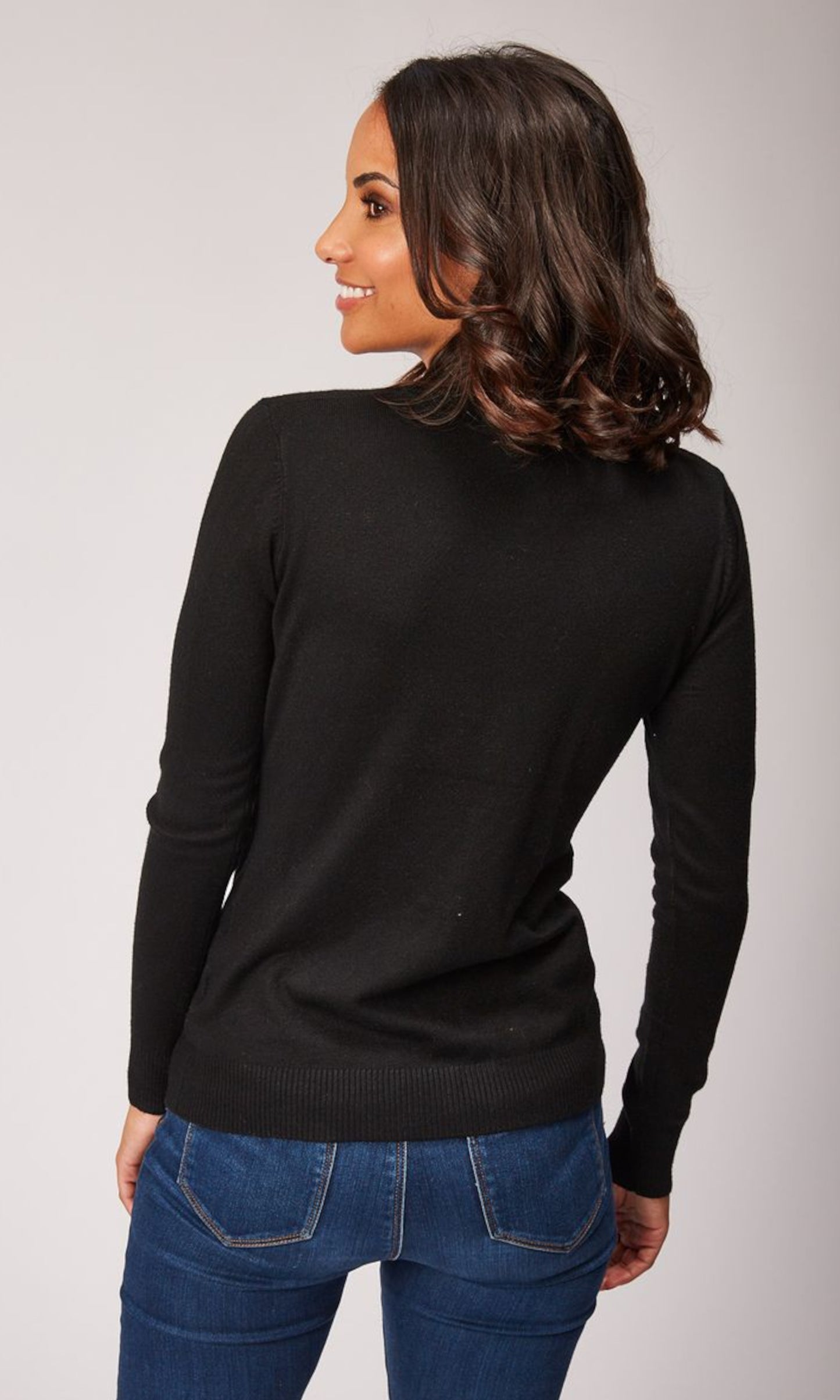Basic trui zwart