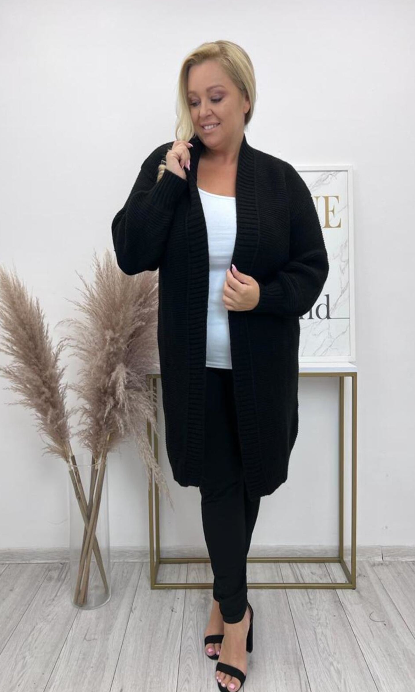 PLUSSIZE Vest Zwart